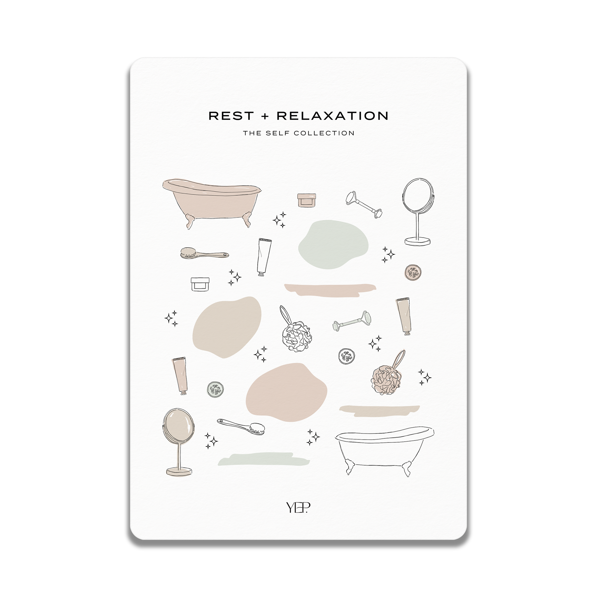 The image is a collection of various bathroom-related items, including a bathtub, sink, mirror, and other accessories, arranged in a visually appealing manner.