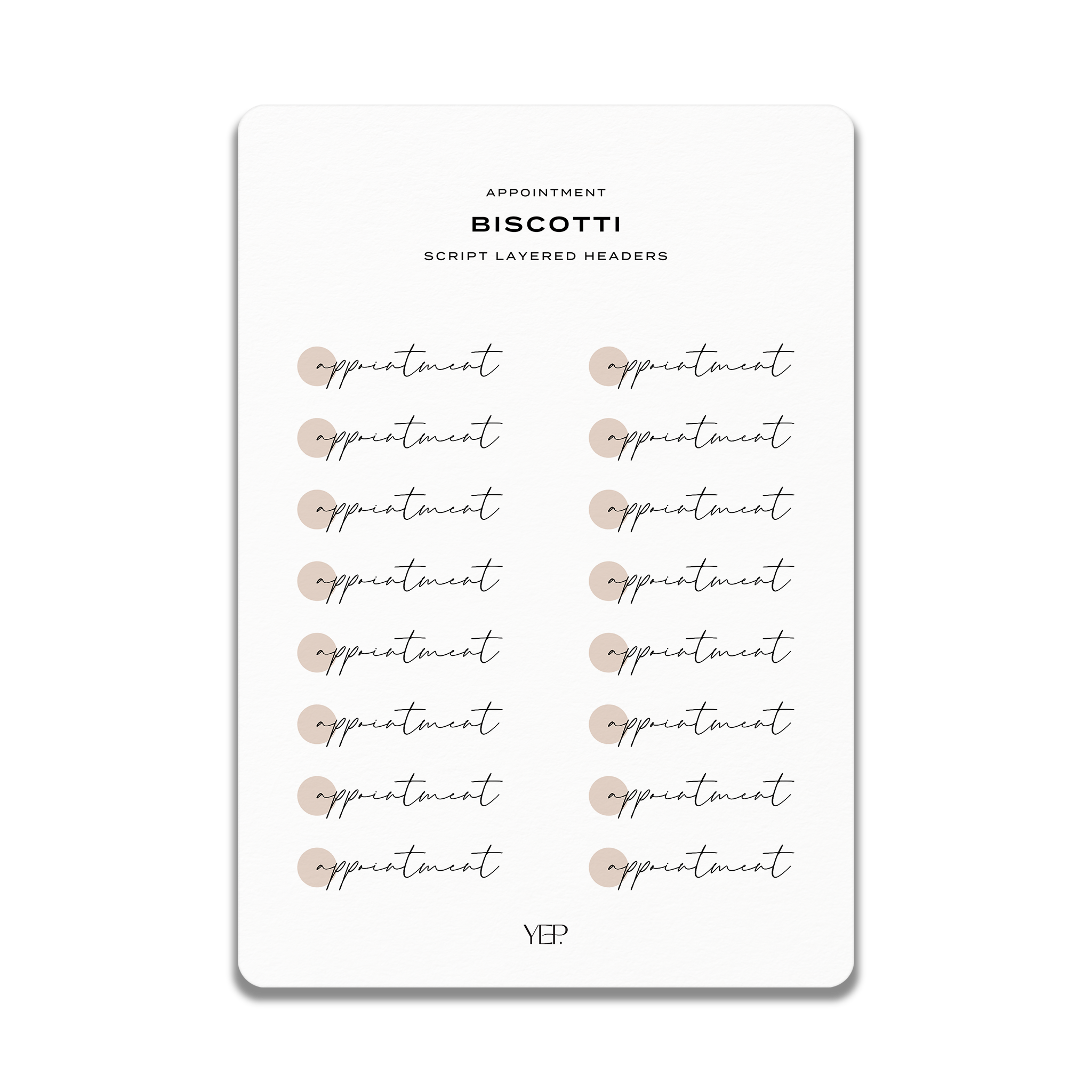 Script Layered Headers
