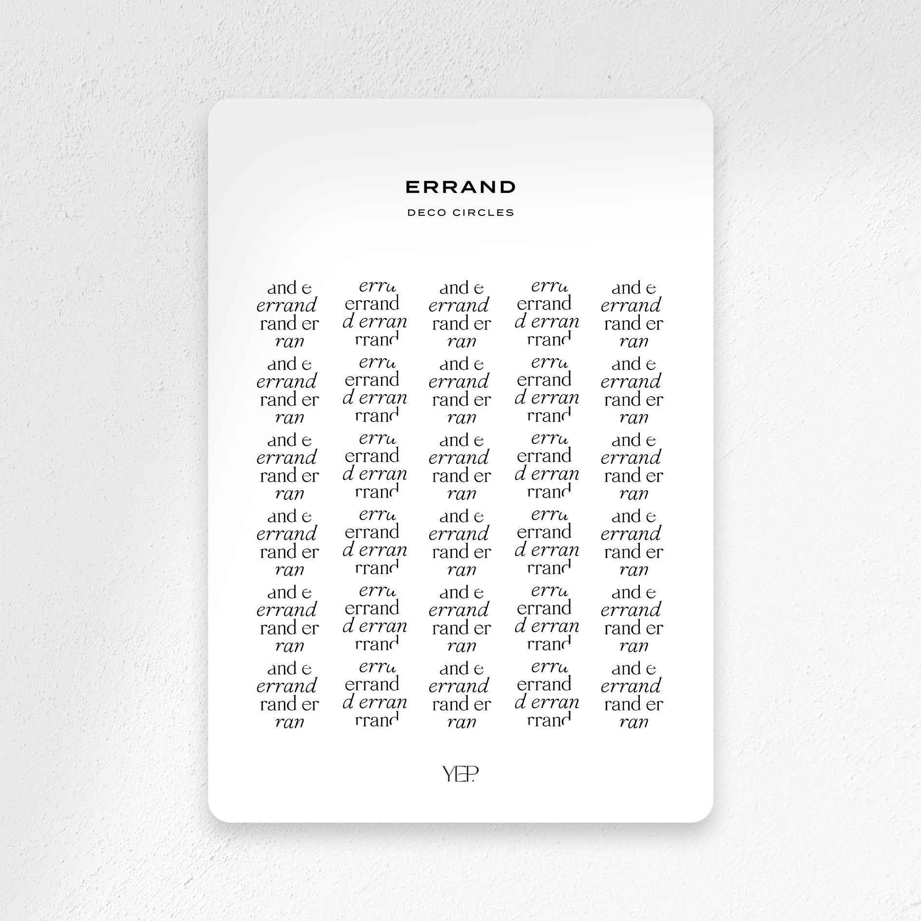 Errand Deco Circles