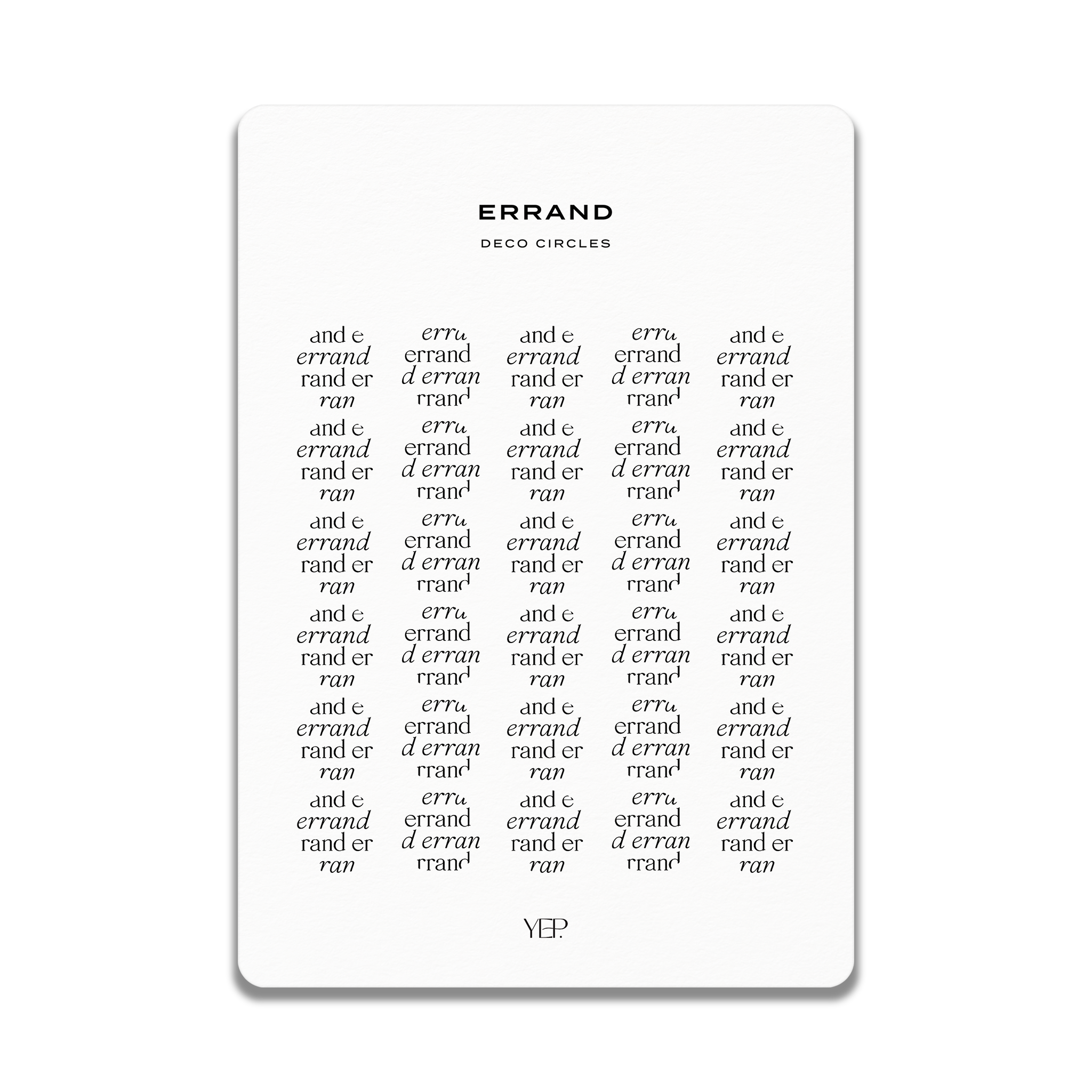 Errand Deco Circles