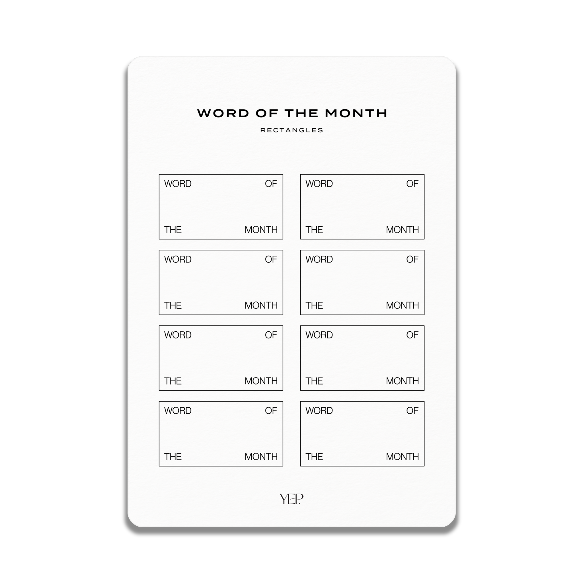 Planning style, <em>elevated.</em>