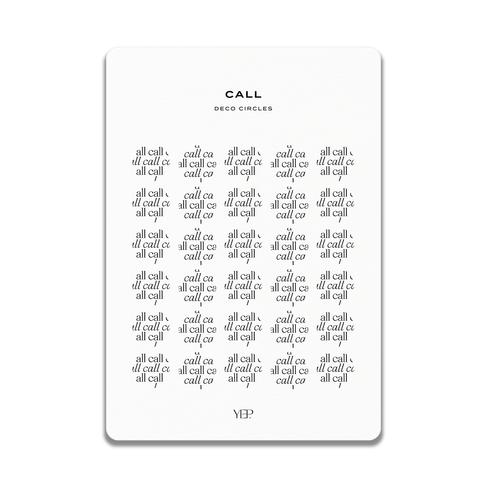 a black and white photo of a call