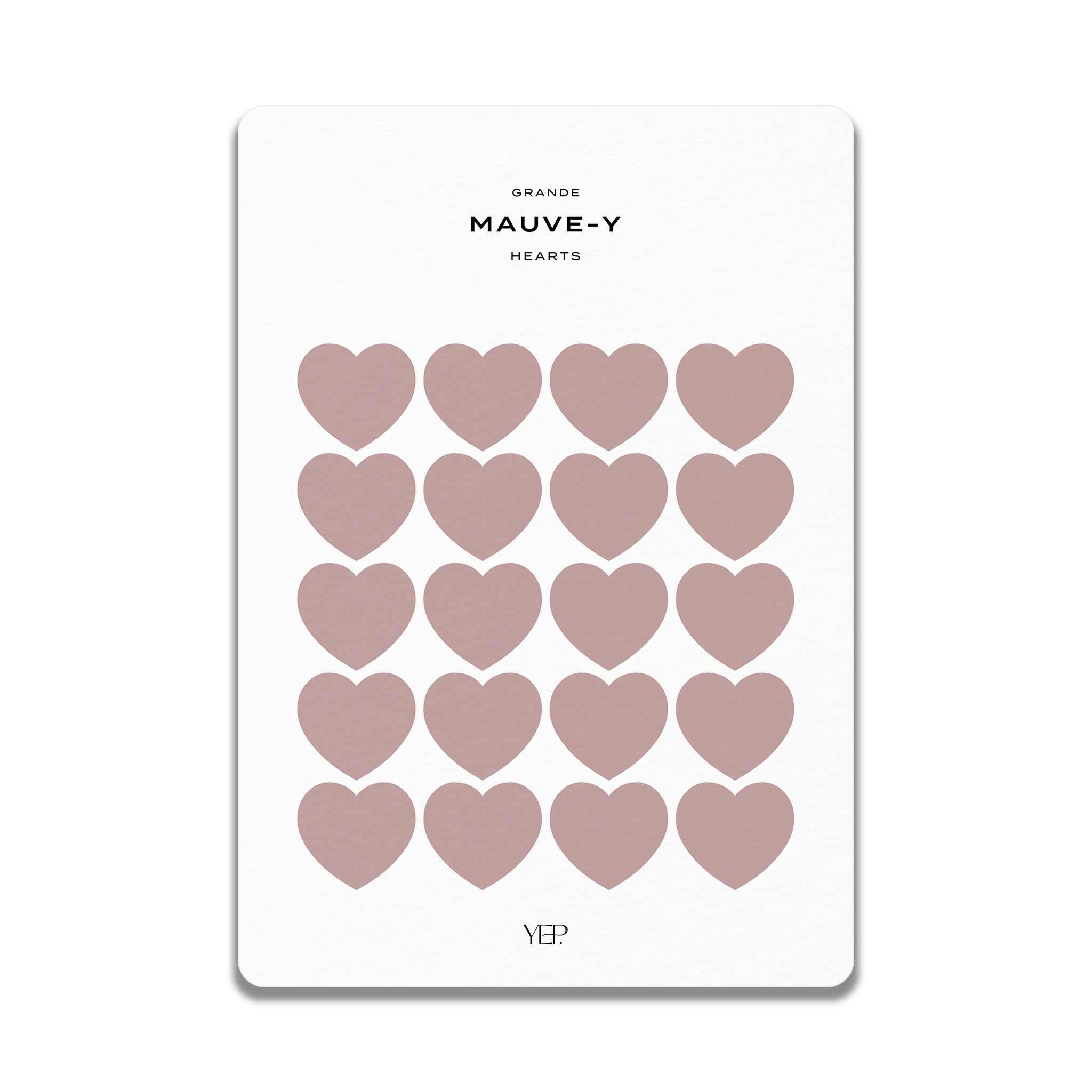 The image is a collage of 12 pink heart-shaped icons arranged in a grid pattern.