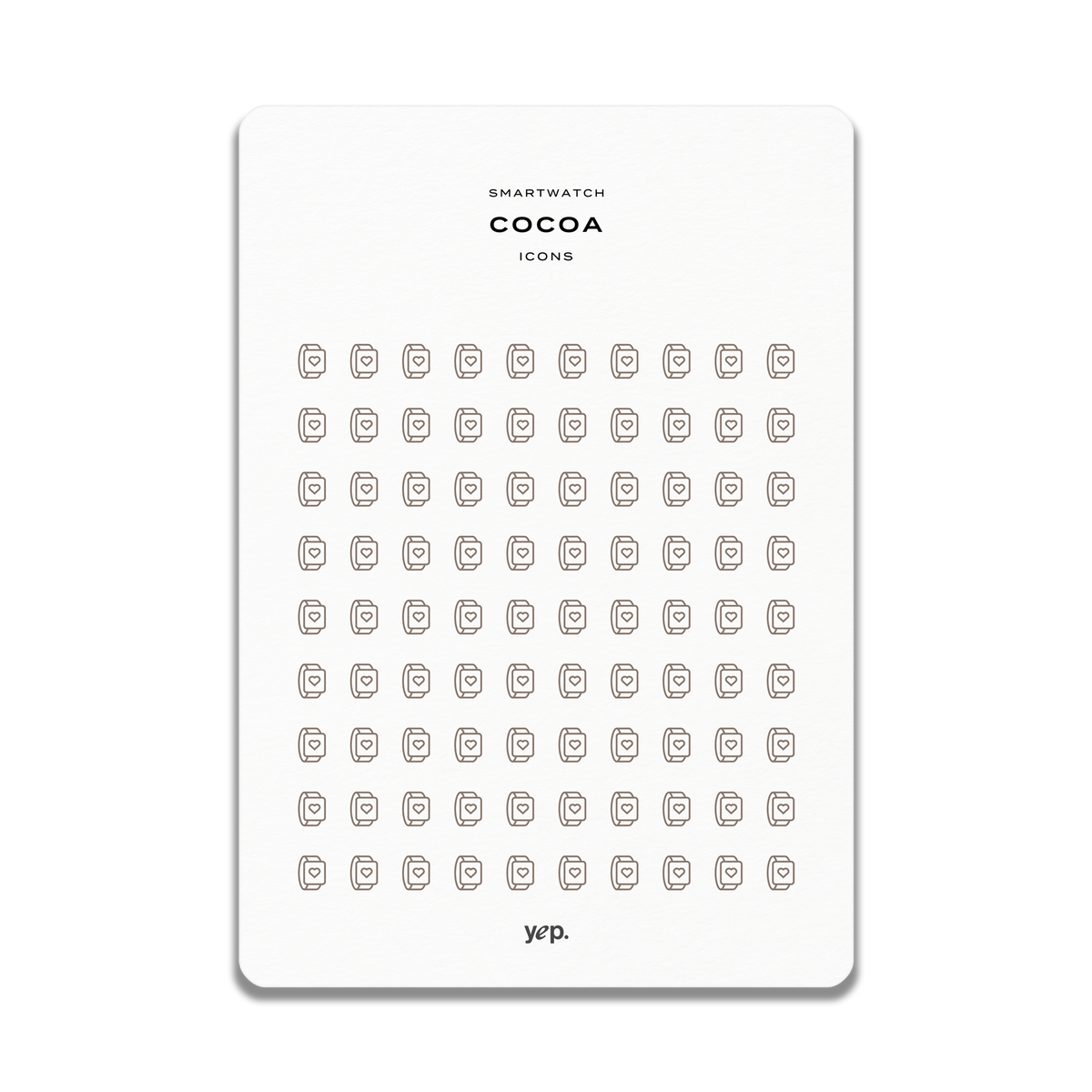 Smartwatch Icons