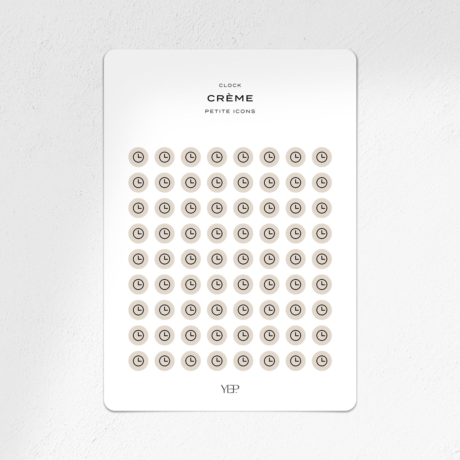 Clock Petite Icons
