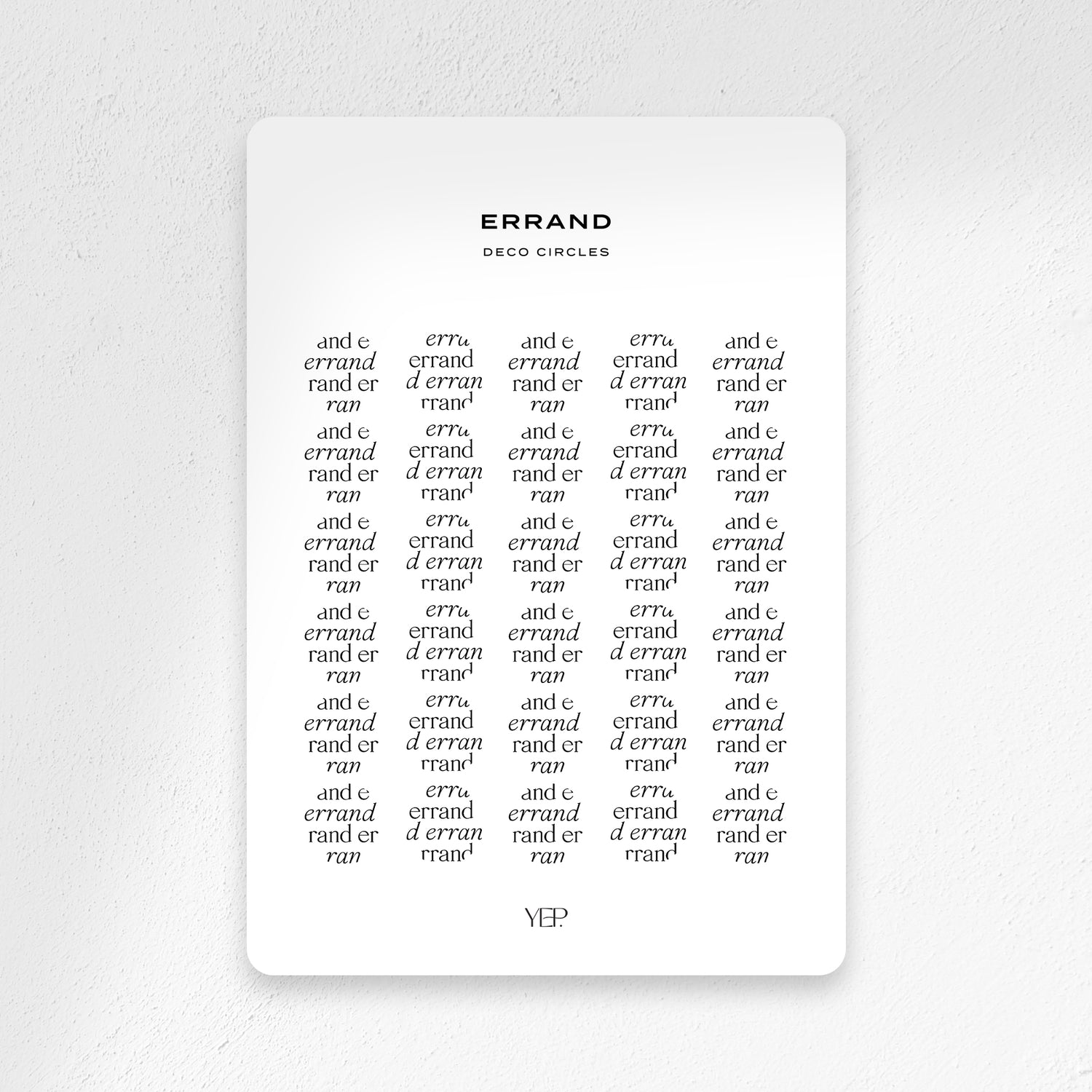 Errand Deco Circles