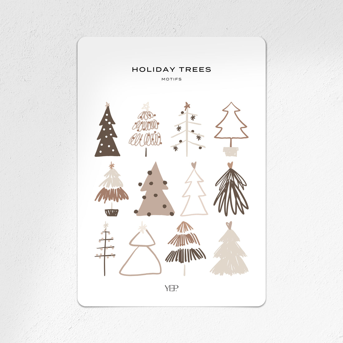 Holiday Trees Motifs