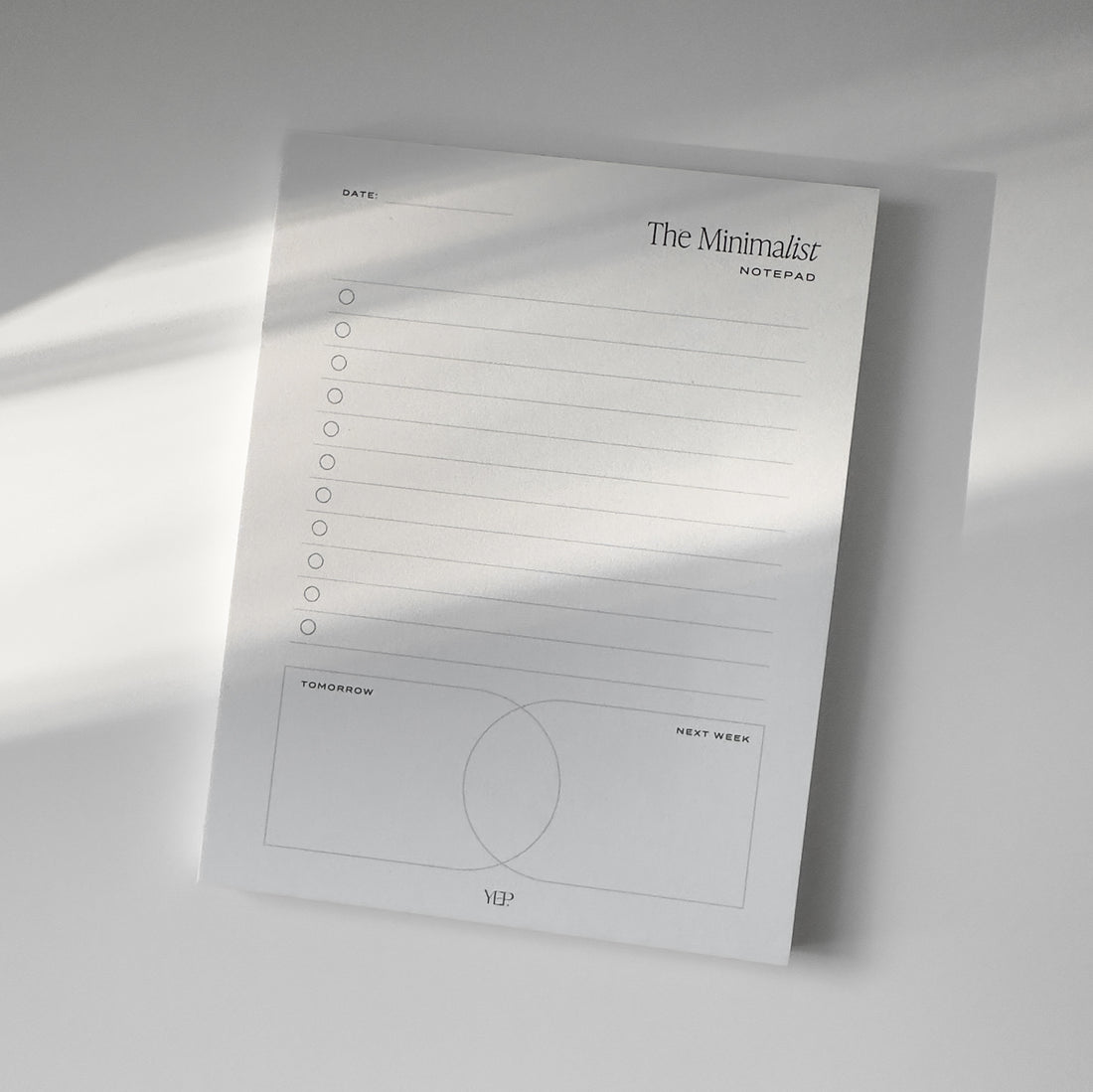The Minimalist Notepad