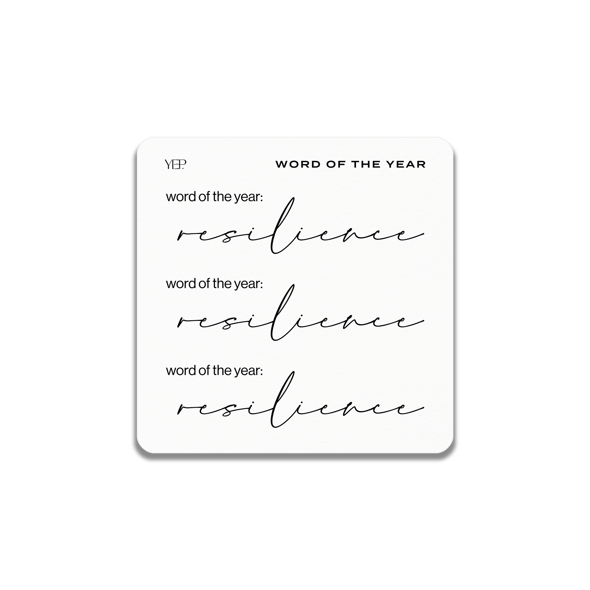 Custom Word of the Year