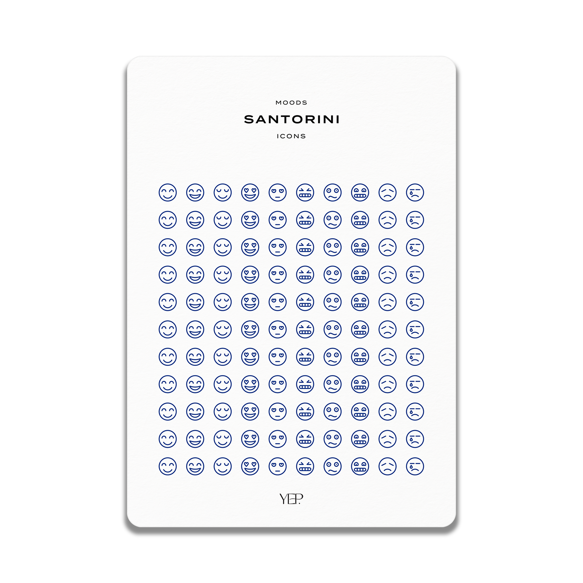 The image is a collection of various blue icons arranged in a grid-like pattern, with no text present.