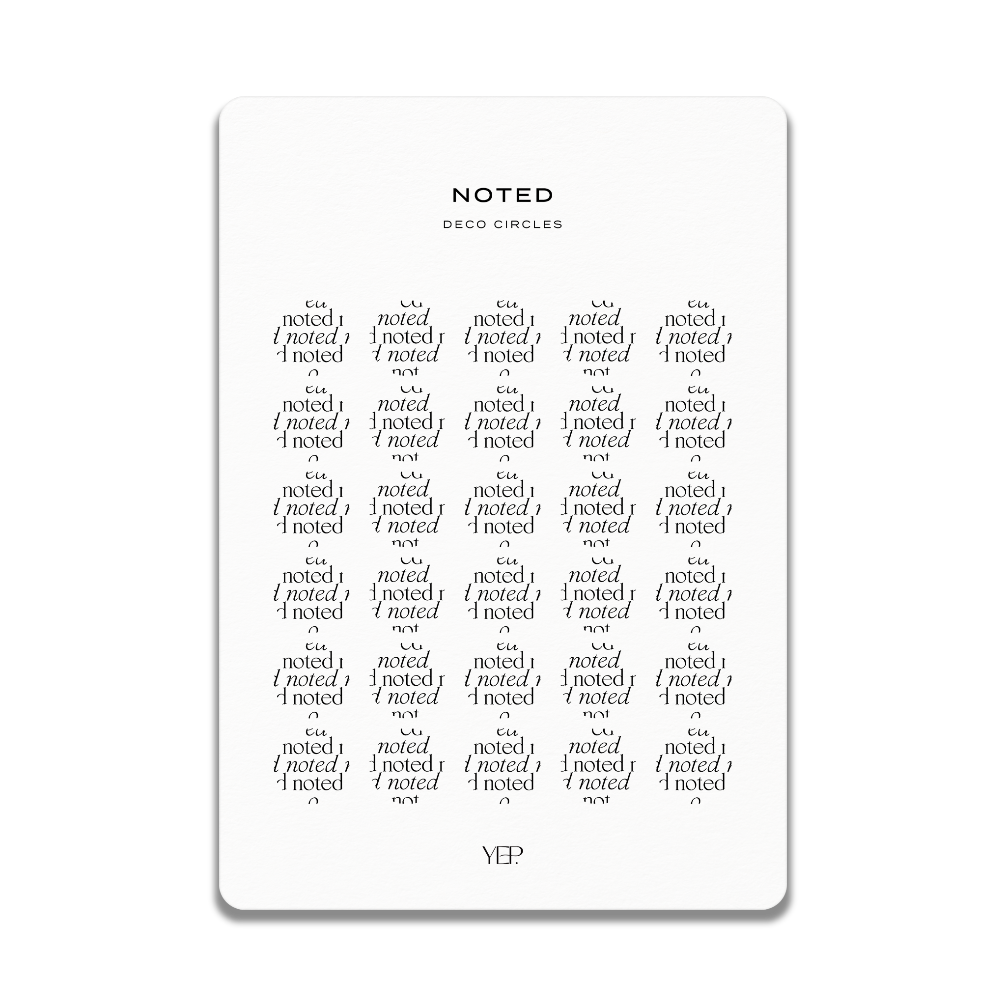a grid of various notes written in different styles and sizes, arranged in a visually appealing manner.