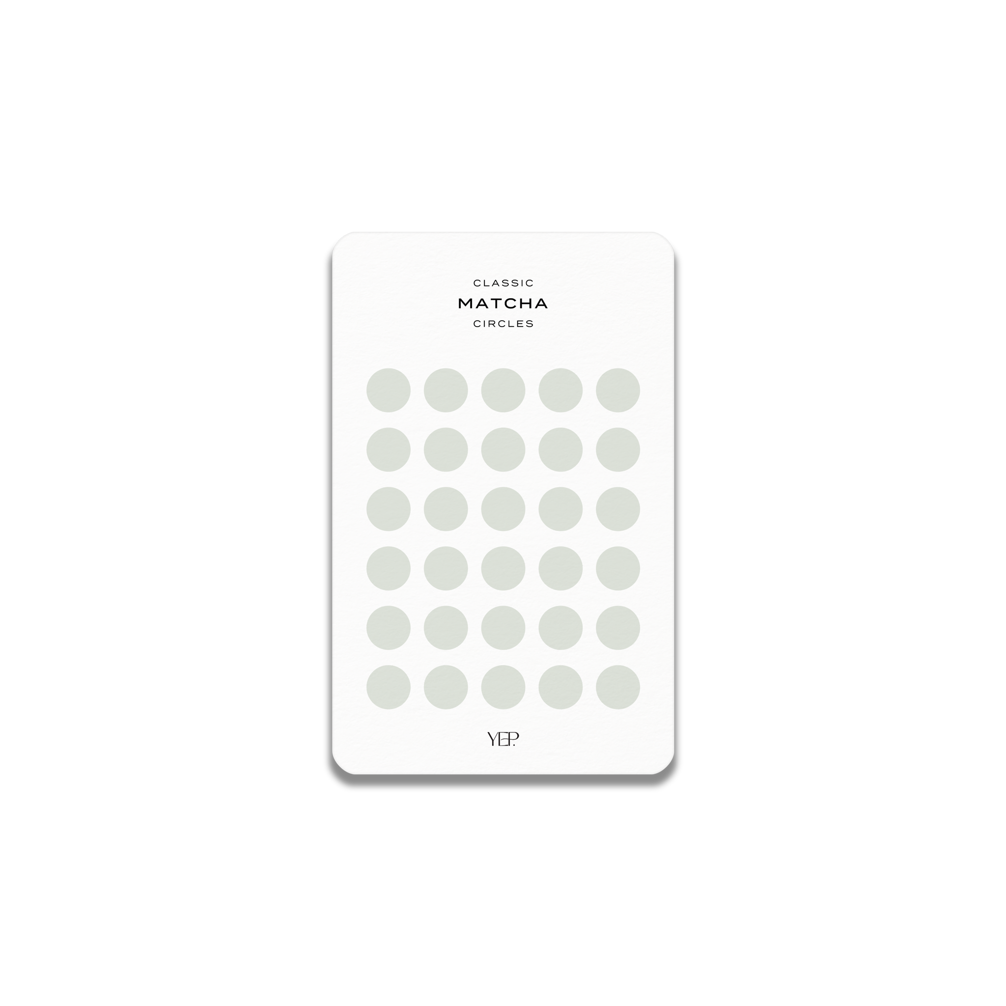 The image is a white square with a grid of circles on it.