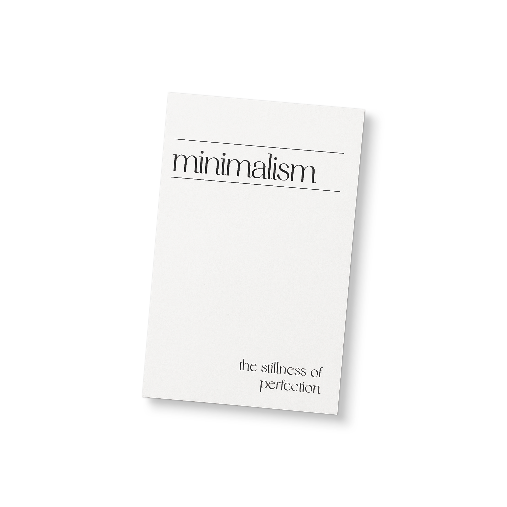 Minimalism Planner Card (7579496906994)